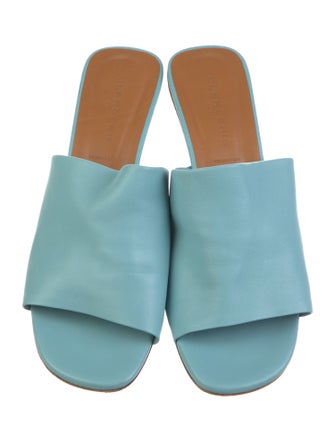 Robert Clergerie Leather Slides