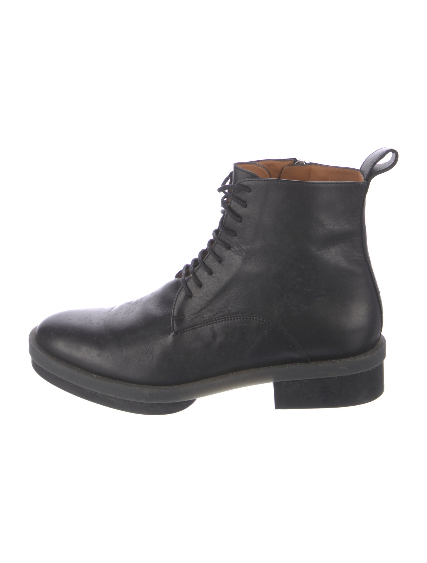 Robert Clergerie Leather Combat Boots