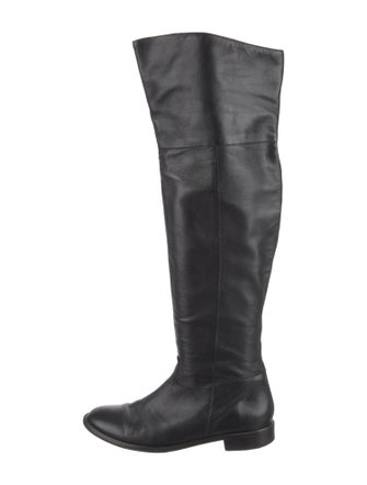 Robert Clergerie Leather Riding Boots