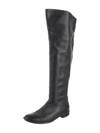 Robert Clergerie Leather Riding Boots