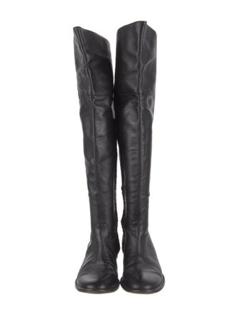 Robert Clergerie Leather Riding Boots