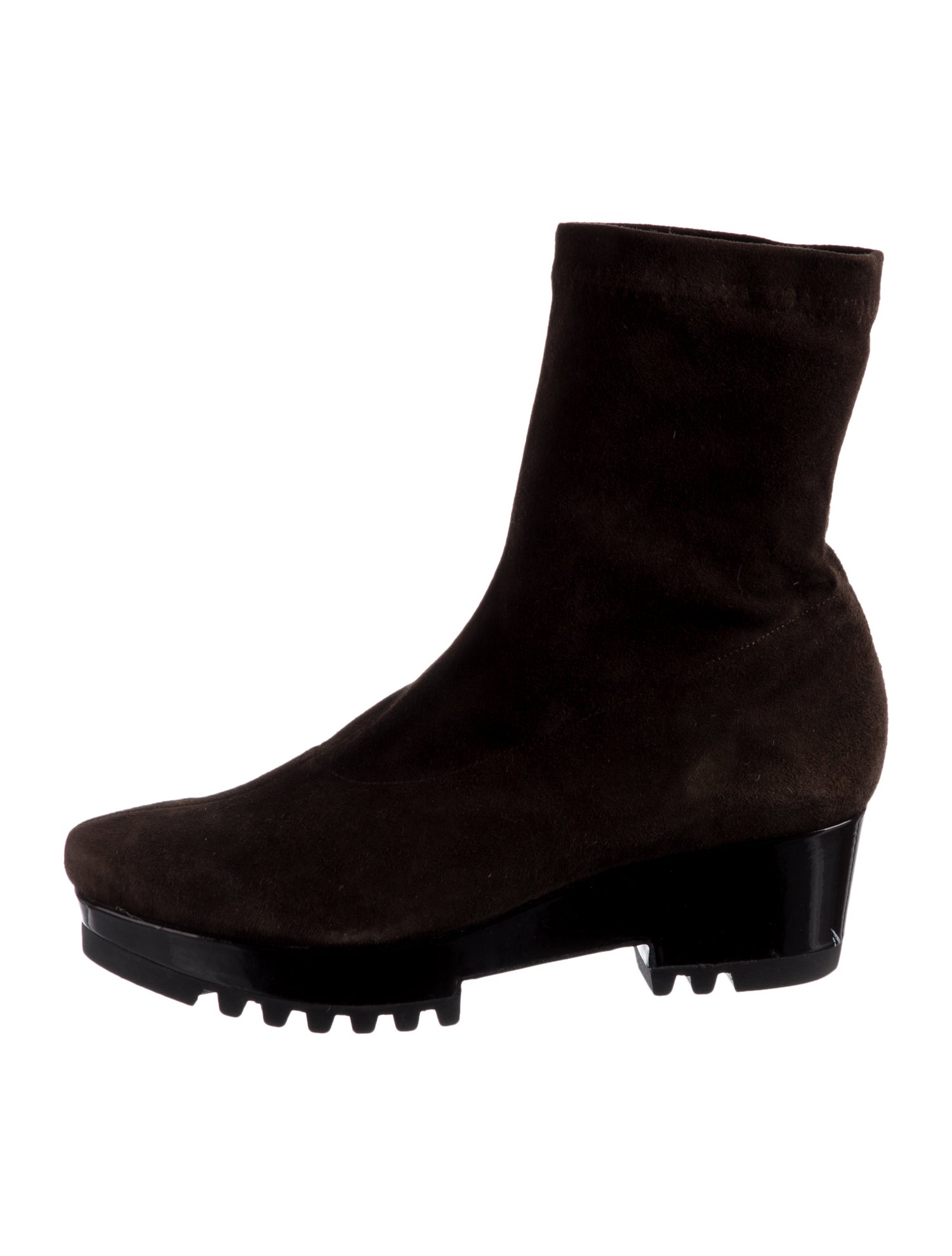 Robert Clergerie Suede Sock Boots