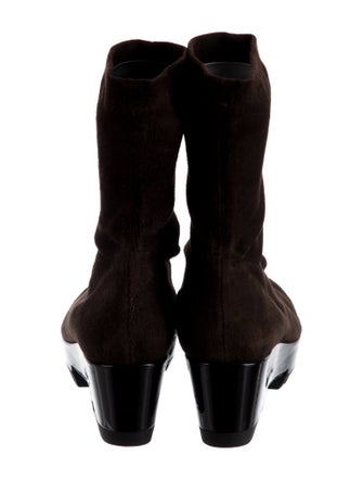 Robert Clergerie Suede Sock Boots