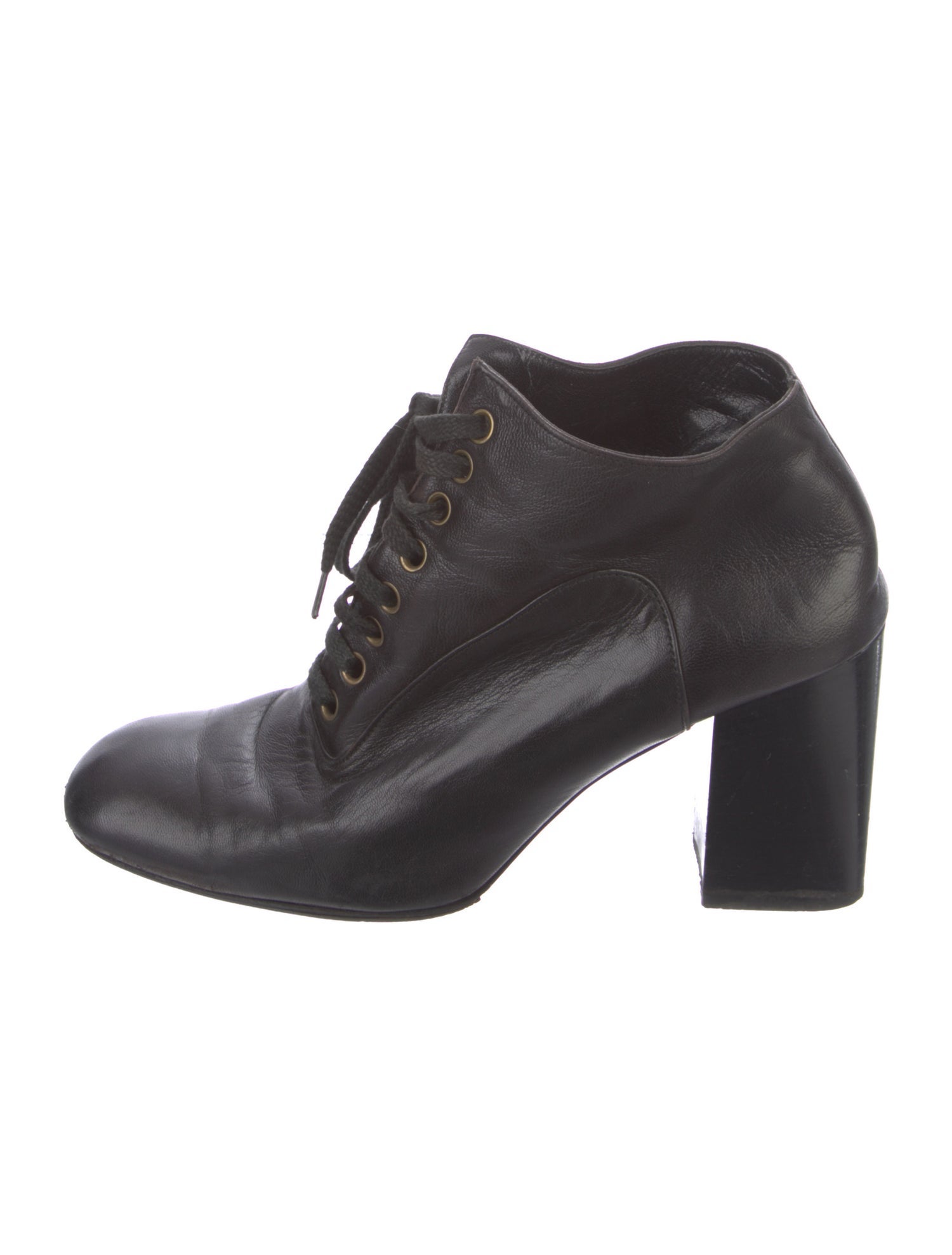Robert Clergerie Leather Lace-Up Boots