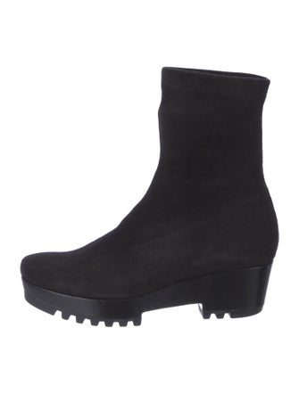 Robert Clergerie Suede Sock Boots