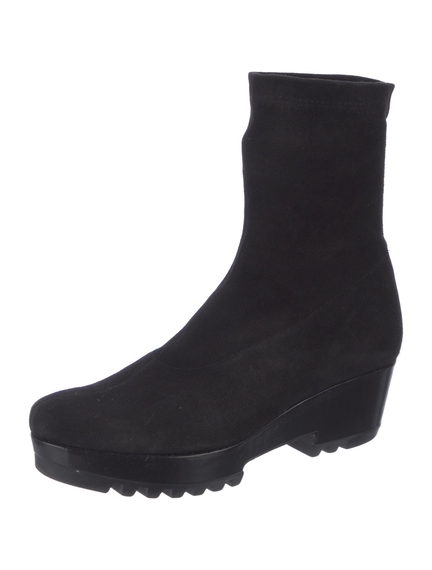 Robert Clergerie Suede Sock Boots