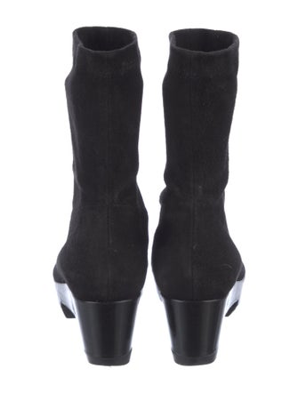 Robert Clergerie Suede Sock Boots