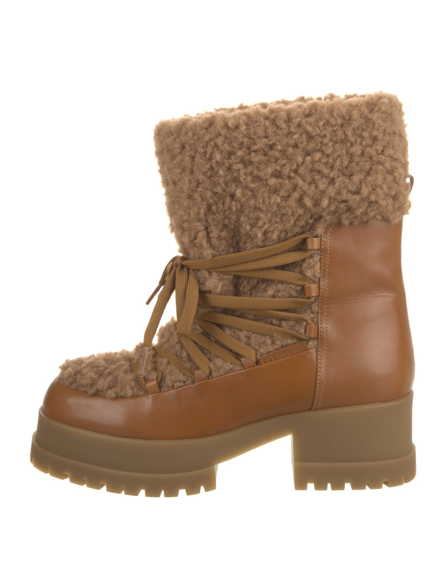 Robert Clergerie Leather Lace-Up Boots