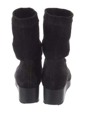 Robert Clergerie Suede Sock Boots