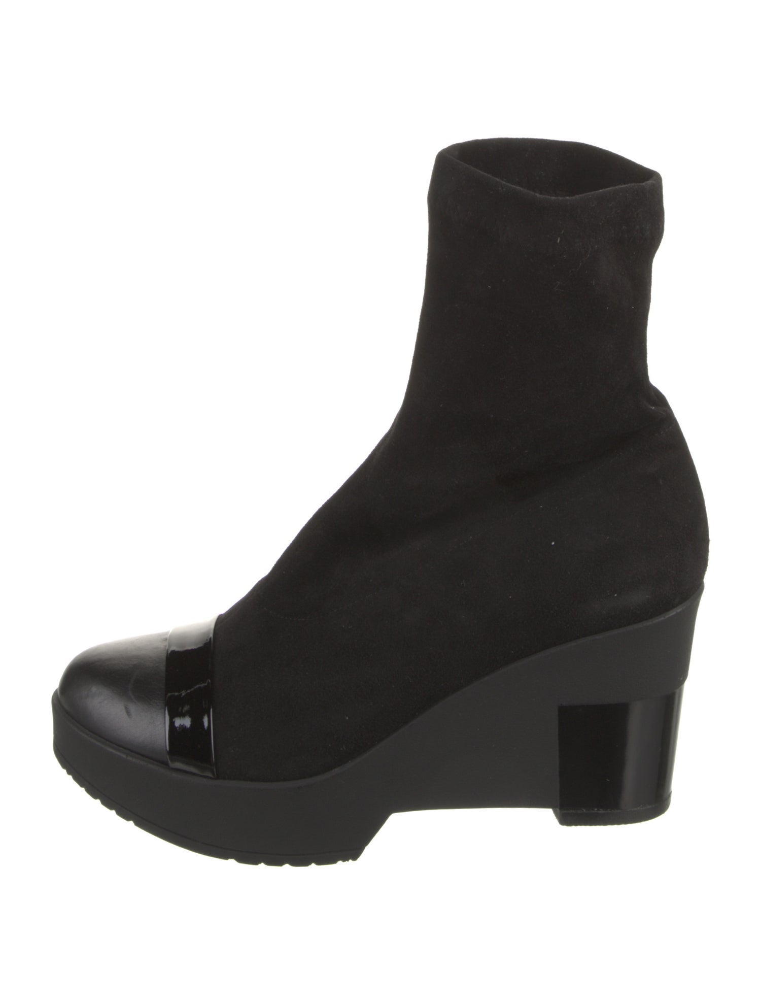 Robert Clergerie Suede Sock Boots