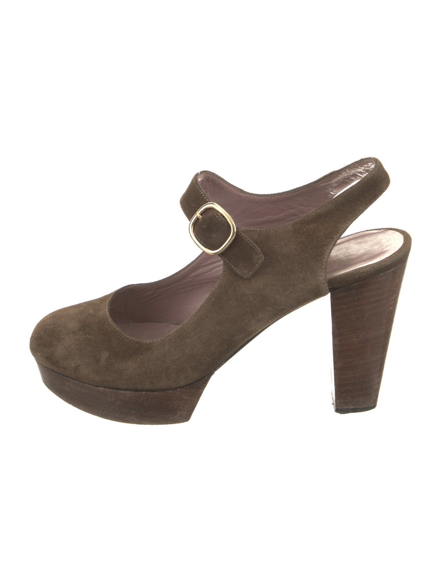 Robert Clergerie Suede Slingback Pumps