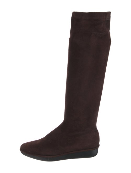Robert Clergerie VEL STECH TECK DN Suede Riding Boots