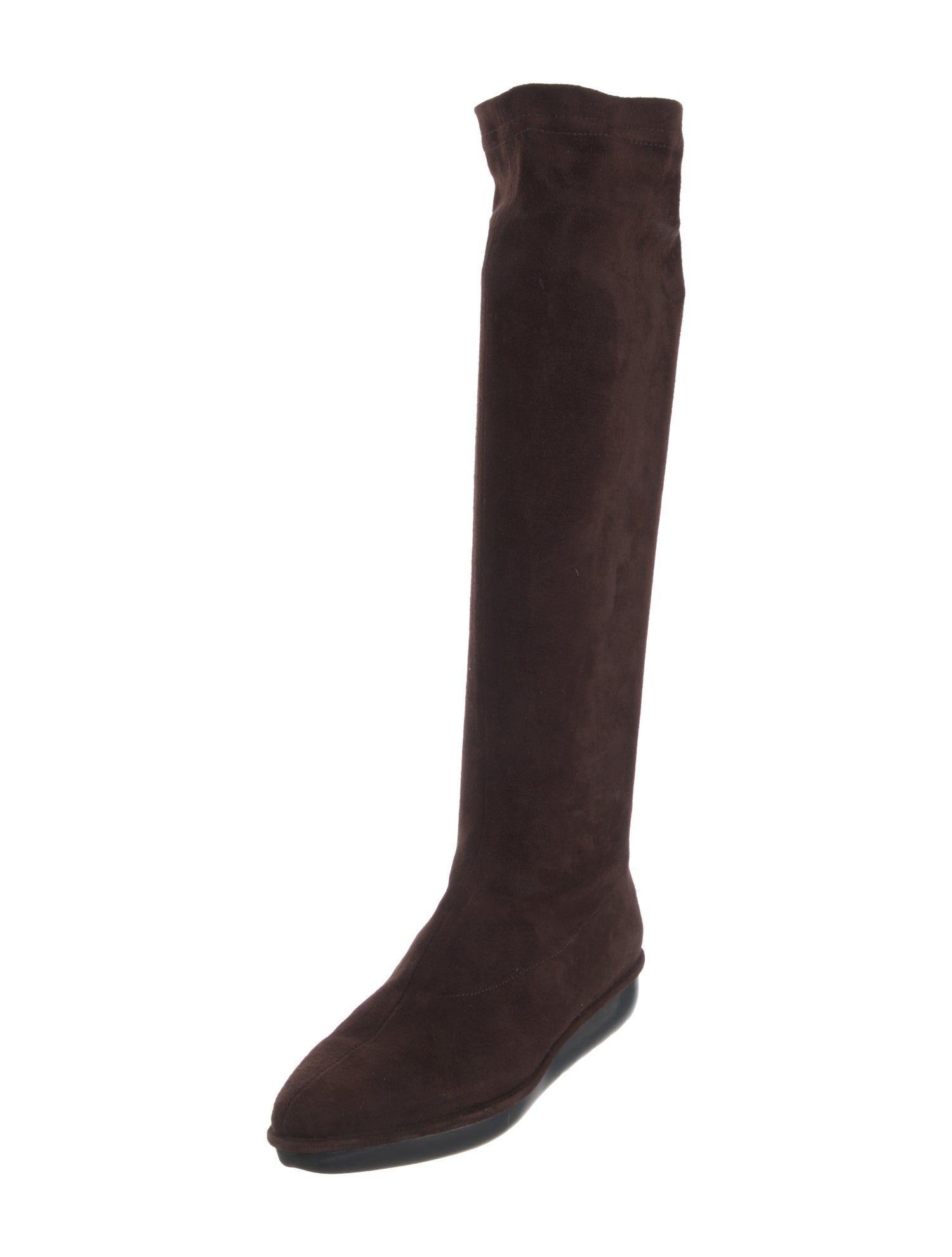 Robert Clergerie VEL STECH TECK DN Suede Riding Boots