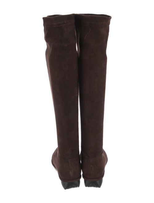 Robert Clergerie VEL STECH TECK DN Suede Riding Boots