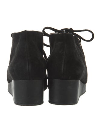 Robert Clergerie Suede Lace-Up Boots