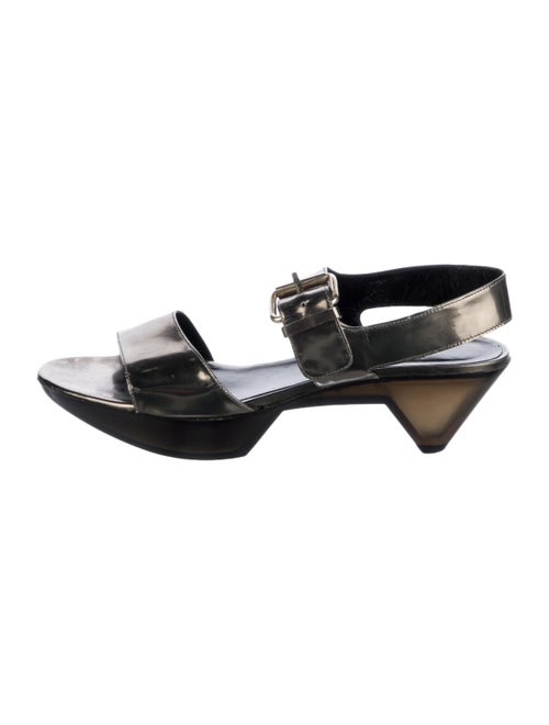 Robert Clergerie Patent Leather Slingback Sandals