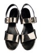 Robert Clergerie Patent Leather Slingback Sandals