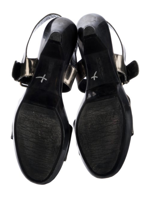 Robert Clergerie Patent Leather Slingback Sandals