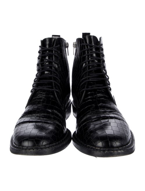 Robert Clergerie Leather Combat Boots