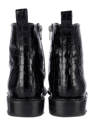 Robert Clergerie Leather Combat Boots