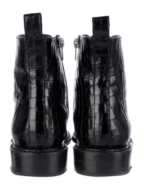 Robert Clergerie Leather Combat Boots