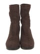 Robert Clergerie Suede Sock Boots