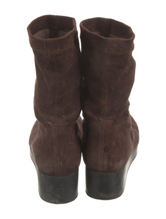 Robert Clergerie Suede Sock Boots