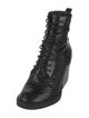Robert Clergerie Leather Combat Boots