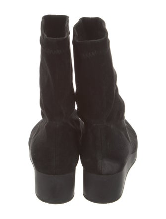 Robert Clergerie Suede Sock Boots