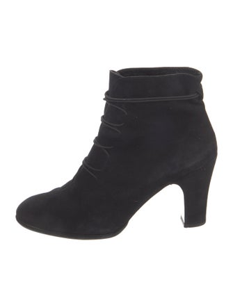 Robert Clergerie Suede Lace-Up Boots