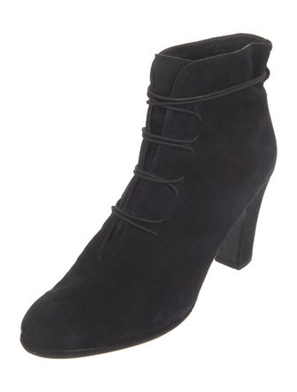 Robert Clergerie Suede Lace-Up Boots