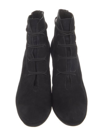 Robert Clergerie Suede Lace-Up Boots