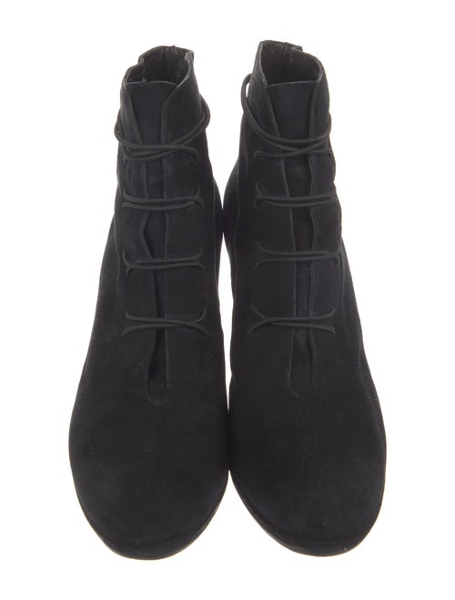 Robert Clergerie Suede Lace-Up Boots