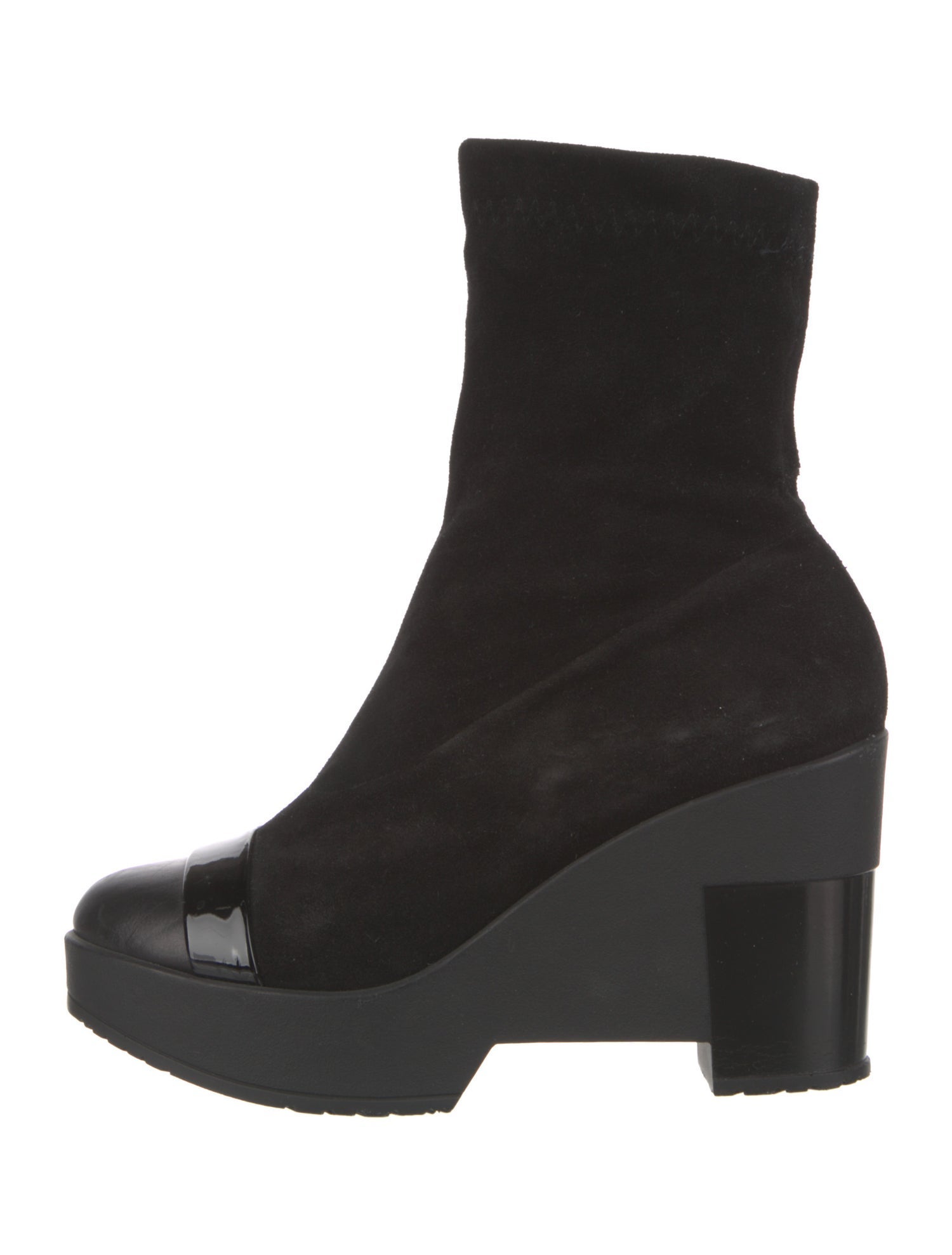 Robert Clergerie Suede Sock Boots