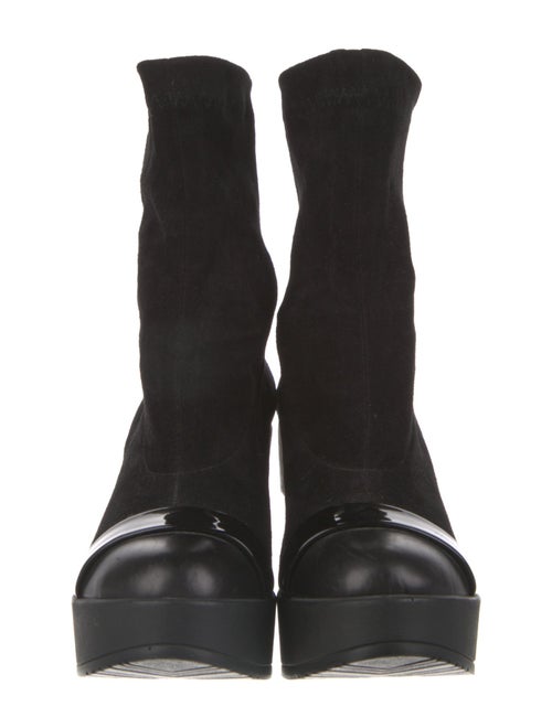 Robert Clergerie Suede Sock Boots