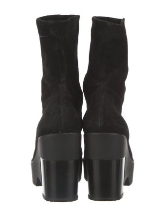 Robert Clergerie Suede Sock Boots