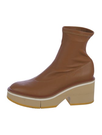 Robert Clergerie Leather Sock Boots