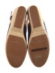 Robert Clergerie Suede Colorblock Pattern Espadrilles
