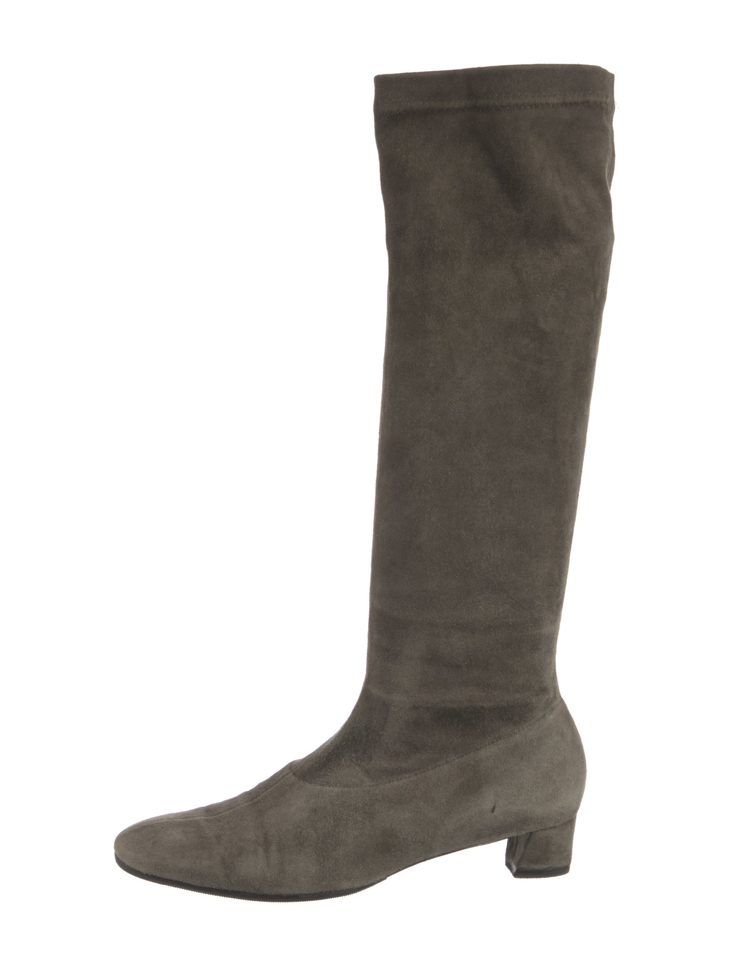 Robert Clergerie Suede Riding Boots