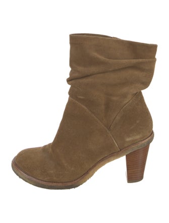 Robert Clergerie Suede Slouch Boots