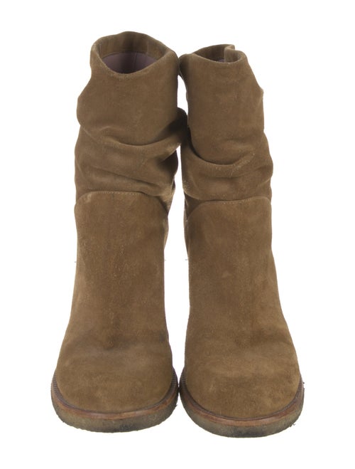 Robert Clergerie Suede Slouch Boots