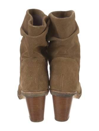 Robert Clergerie Suede Slouch Boots