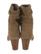 Robert Clergerie Suede Slouch Boots