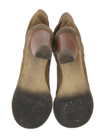 Robert Clergerie Suede Slouch Boots