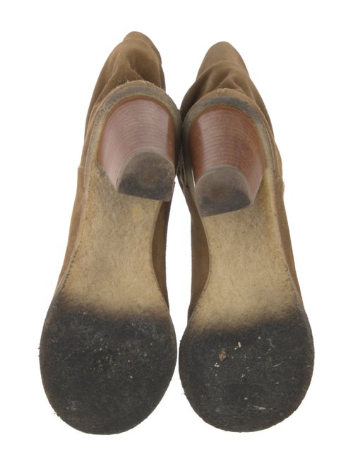 Robert Clergerie Suede Slouch Boots