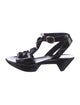 Robert Clergerie Patent Leather T-Strap Sandals