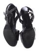 Robert Clergerie Patent Leather T-Strap Sandals