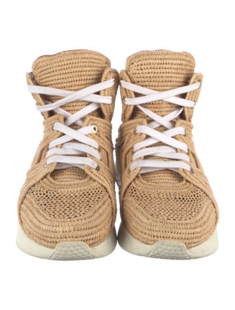 Robert Clergerie Raffia Sneakers