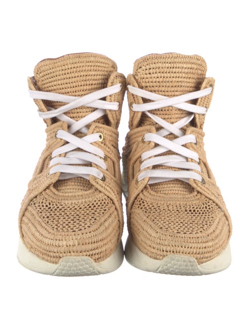 Robert Clergerie Raffia Sneakers
