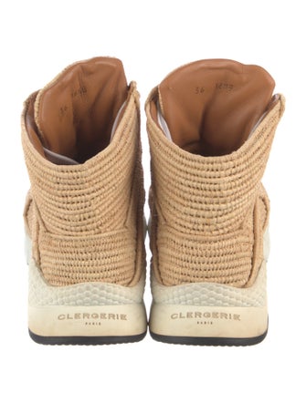 Robert Clergerie Raffia Sneakers